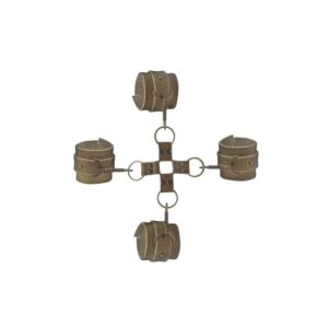 Shots Ouch! Brown Juego de Ligaduras Marrón 8 Cuerda 3 m Rojo - Erotiks | Tienda erótica online