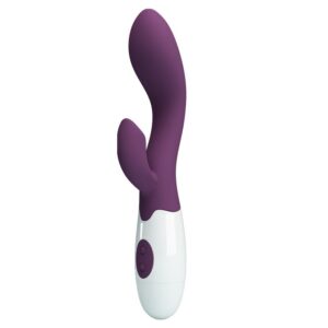 Vibrador Brighty 30 funciones Púrpura 10 Torky Masturbador con Rotación Compresión con App - Erotiks | Tienda erótica online