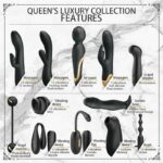 Luxury Set Queens 12 Juguetes Negro y Oro 18k