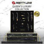 Luxury Set Queens 12 Juguetes Negro y Oro 18k