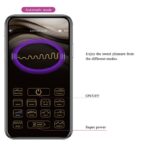 Liam Vibrador Punto G Silicona  con APP Morado