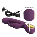 Liam Vibrador Punto G Silicona  con APP Morado