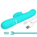 Gigi Vibrador con Licking y Thumping Turquesa