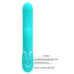 Gigi Vibrador con Licking y Thumping Turquesa