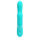 Mariana Vibrador 4 en 1 Silicona Turquesa