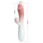 Snappy Vibrador Blanco y Rosa