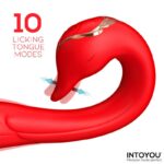 Swana Vibrador con Lengua y Ángulo Ajustable