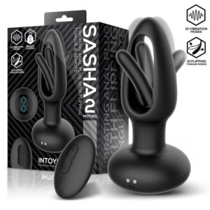 Sasha Plug con Vibración y Lengua Flipping yControl Remoto 9 Swana Vibrador con Lengua y Ángulo Ajustable - Erotiks | Tienda erótica online