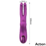 Nico Vibrador con Dildos Alternantes y Bola Percutora 4 Motores