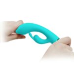 Scocco Vibrador con Rabbit Turquesa