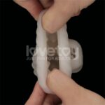 Knights Ring Funda para el Pene y Estimulador Spiral