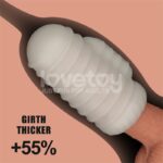 Knights Ring Funda para el Pene y Estimulador Wavy