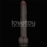 Dildo Dual Layered Articulable XXL 14.5