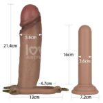 Ingen Arnés Ajustabe con Dildo Hueco 9 Enhanced Set XS/S/M