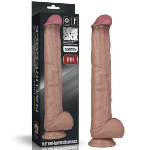 Dildo Dual Layer Articulable XXL 14,5 1 Dildo Dual Layer Articulable XXL 14 - Erotiks | Tienda erótica online