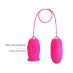 Daisy Huevo Vibrador y Lengua Estimuladora Rosa