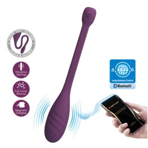Leviathan Huevo Vibrador con APP 6 Huevo Vibrador 10 Funciones Rojo - Erotiks | Tienda erótica online