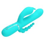 Cammy Vibrador con Bolas Rotadoras y Cadena Anal