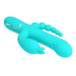 Cammy Vibrador con Bolas Rotadoras y Cadena Anal