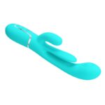 Shania Vibrador con Lengua y Thumping Turquesa