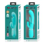 Shania Vibrador con Lengua y Thumping Turquesa
