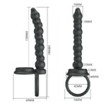 Dillion Cadena Anal con Anillo para el Pene