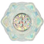 Gemoria Plug Anal de Silicona con Centro de Cristal Multicolor