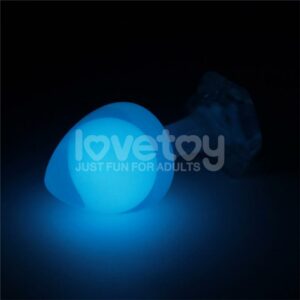 Gemoria Plug Anal Silicona Bola Interna Acero Brilla en la Oscuridad 8 Baile Plug Anal Color Púrpura - Erotiks | Tienda erótica online