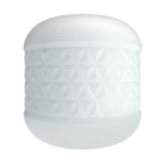 Crystle Masturbador Doble Entrada Blanco