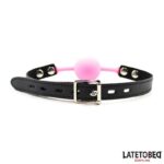 Mordaza Bola Silicona Rosa