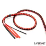 Látigo Largo Rojo y Negro 210cm