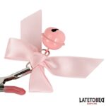 Pinzas para Pezones Lazo y Cascabel Rosa