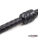 Látigo Trenzado Negro 116cm