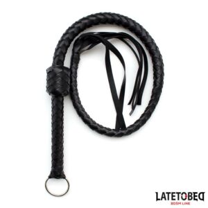 Látigo Trenzado Negro 116cm