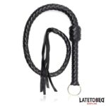 Látigo Trenzado Negro 116cm
