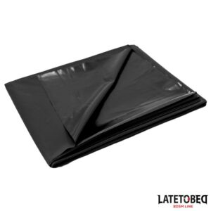 Sábana Impermeable 2.20m Negro 8 Lilith Máscara de Incógnito Abertura en la Boca y Ojos Color Negro - Erotiks | Tienda erótica online
