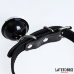 Collar con Cascabel Ajustable Negro