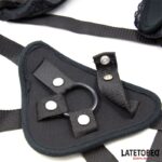 Arnés Strap On Encaje con Anillo Silicona Ajustable