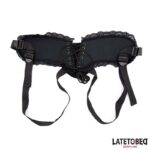 Arnés Strap On Encaje con Anillo Silicona Ajustable