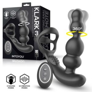Klark Plug Anal Oscilante con Vibración y Control Remoto 2 Mariana Vibrador 4en1 Silicona Fucsia - Erotiks | Tienda erótica online