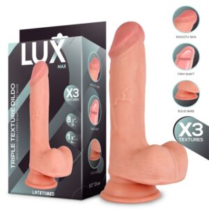Max Dildo Triple Densidad con Testículos 8.2 9 Fleshlight Fleshtone Medium Limpy - Erotiks | Tienda erótica online