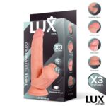 Dirk Dildo Triple Densidad con Testículos Oscilantes 10