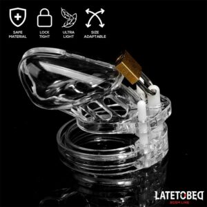 Jaula de Pene de Castidad Short Transparente 1 Jaula de Pene de Castidad Short Transparente - Erotiks | Tienda erótica online