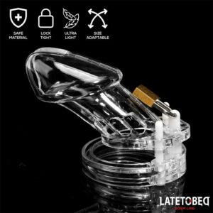 Jaula de Pene de Castidad Long Transparente 6 Jaula de Pene de Castidad Short Transparente - Erotiks | Tienda erótica online
