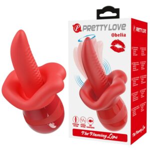 Obelia Estimulador con Vibración y Movimiento Lengua