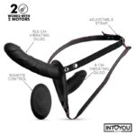 Jordan Arnés Dildo Doble con Vibración y Control Remoto