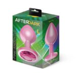 Plug Anal Anodizado Rosa con Rosa Talla L