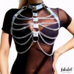 Bianca Arnés Cuero Vegano con Cadenas Talla Única