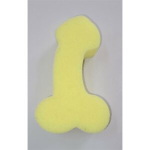 Esponja Forma Pene Amarillo