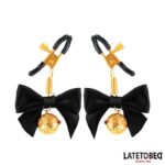 Pinzas para Pezones con Lazo Negro